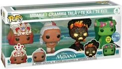 Moana / Gramma Tala / Te Ka / Te Fiti #4 PACK Funko Pop
