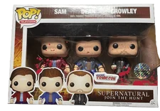 Sam, Dean, & Crowley #3 PACK Funko Pop
