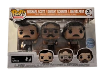 Michael Scott / Dwight Schrute / Jim Halpert #3 PACK Funko Pop