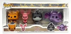 Winnie The Pooh / Piglet / Eeyore / Heffalump #4 PACK Funko Pop
